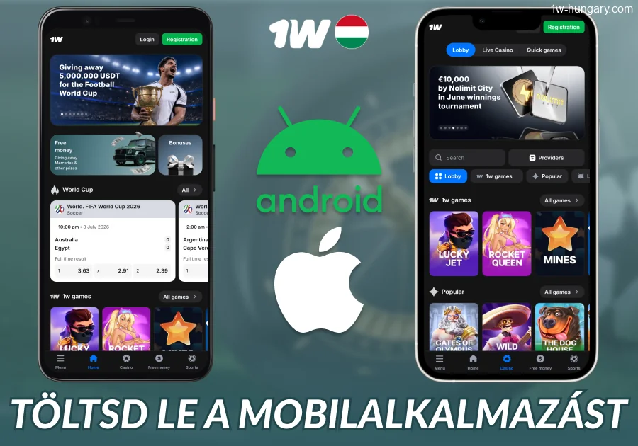 Töltse le a hivatalos 1w alkalmazást magyaroknak