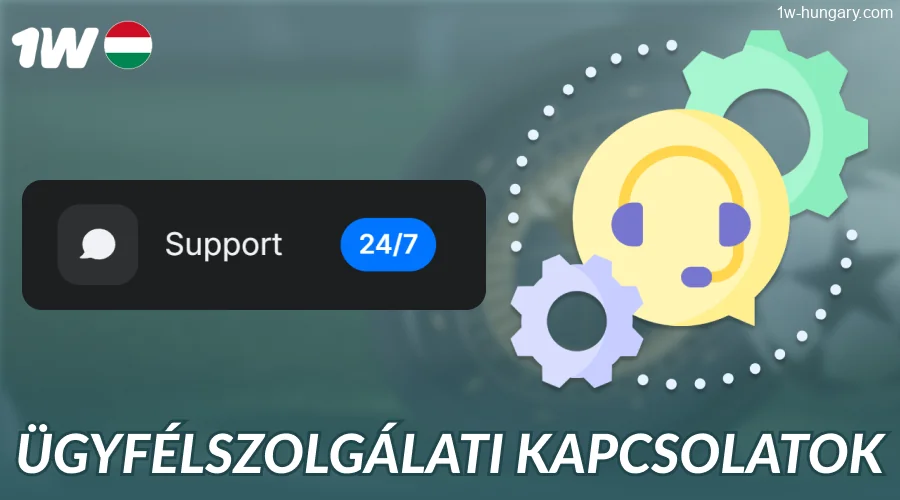 Lépjen kapcsolatba az 1w ügyfélszolgálatával Magyarországon