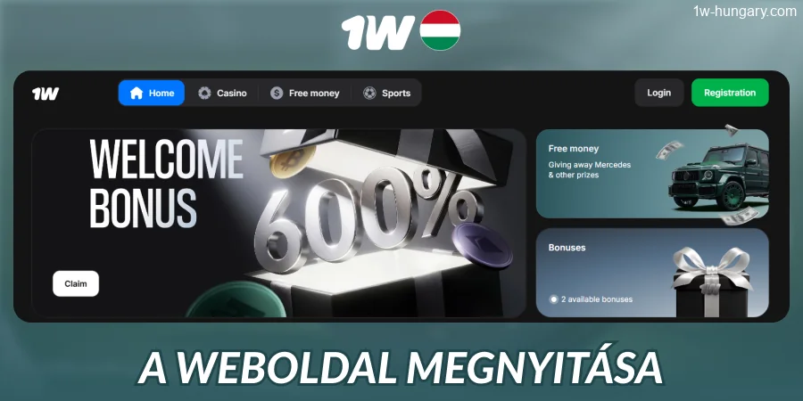 Látogasson el az 1w weboldalára Magyarországon